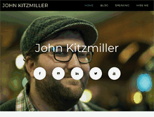Tablet Screenshot of johnkitzmiller.com
